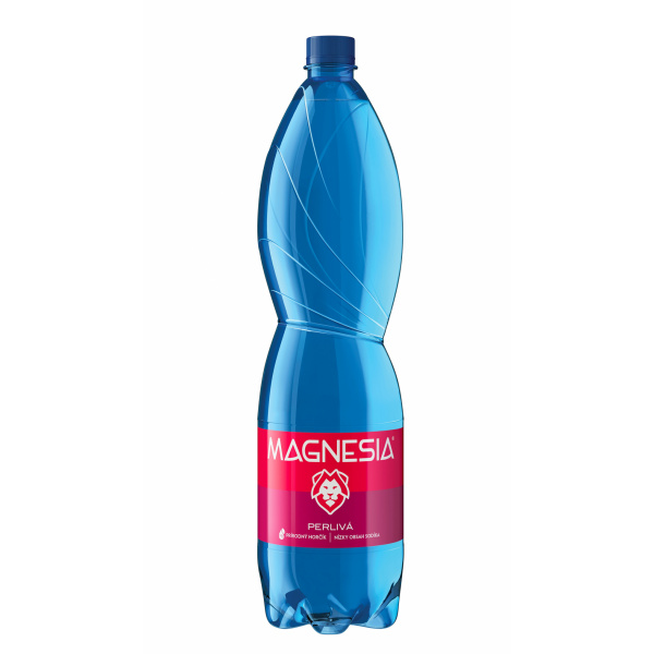 VODA MINERÁLNA MAGNESIA PERLIVÁ 1.5l PET, PERLIVÁ