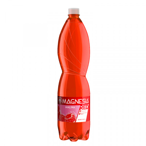 VODA MINERÁLNA MAGNESIA RED MALINA 1.5l PET VRATNÝ OBAL