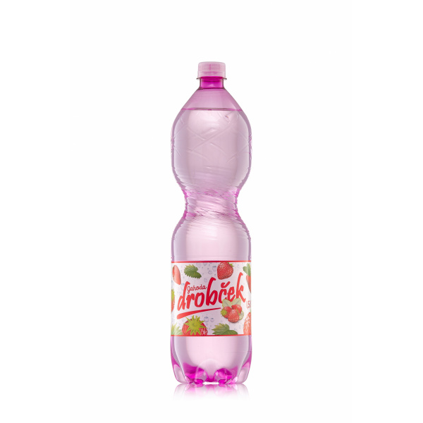 VODA PRAMENITÁ DROBČEK JAHODA 1.5l PET VRATNÝ OBAL