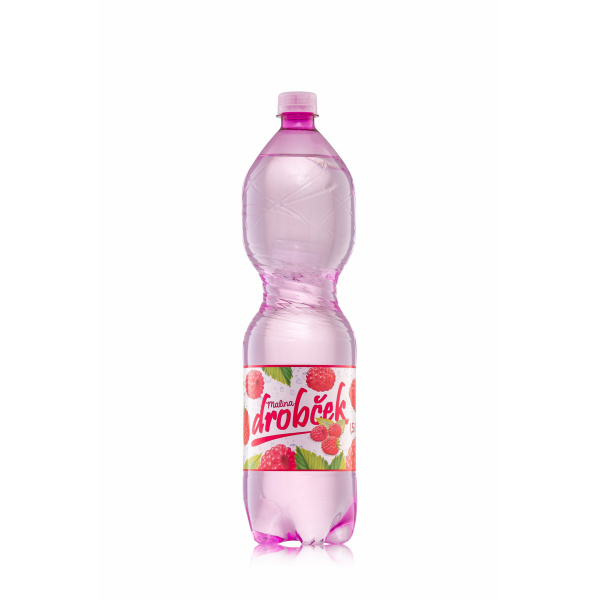 VODA PRAMENITÁ DROBČEK MALINA 1.5l PET VRATNÝ OBAL