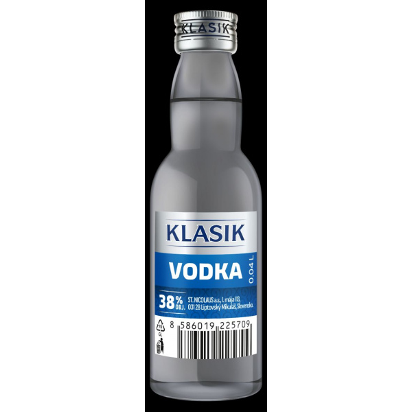 VODKA 38% 0.04l KLASIK NICOLAUS