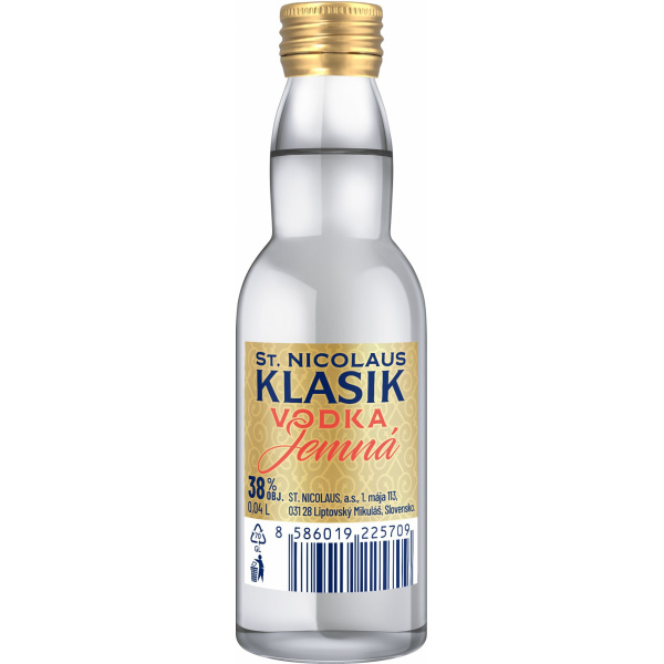 VODKA 38% 0.04l KLASIK NICOLAUS