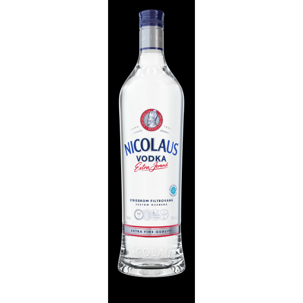 VODKA EXTRA JEMNÁ 37,5% 1l NICOLAUS