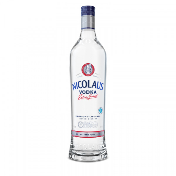 VODKA EXTRA JEMNÁ 38% 1l NICOLAUS