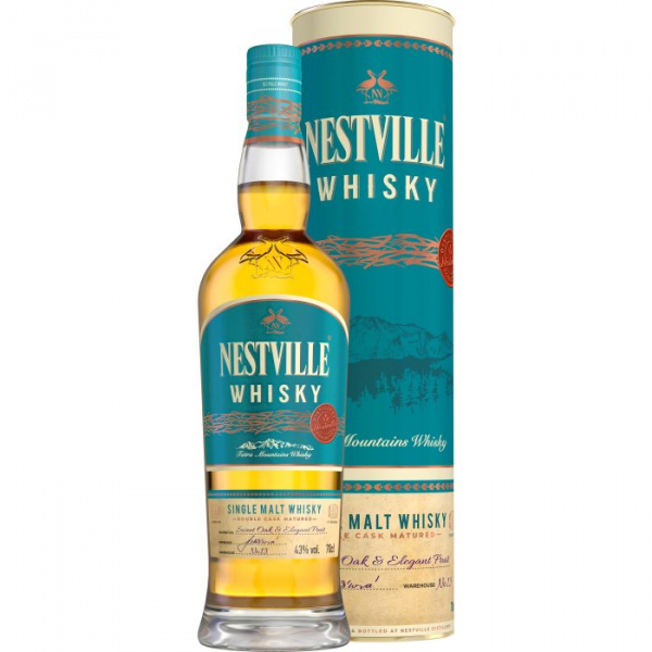 WHISKY NESTVILLE SING.MALT DT 43% 0.7l DARČEKOVÉ BALENIE WHISKY NESTVILLE SING.MALT DT 43% 0.7l DARČEKOVÉ BALENIE