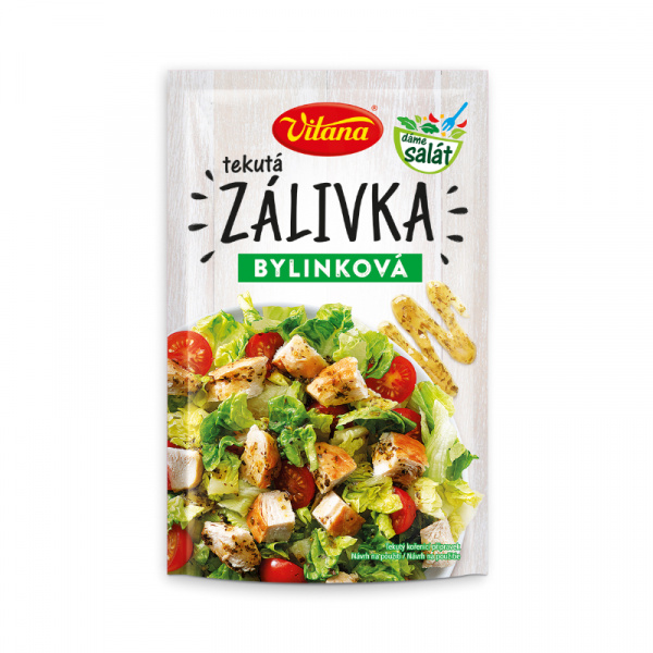 ZÁLIEVKA TEKUTÁ BYLINKOVÁ ŠALÁTOVÁ 60g VITANA