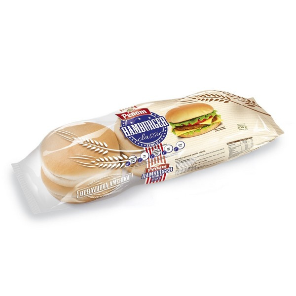 ŽEMLE HAMBURGER 300g 6ks SPC ŽEMLE HAMBURGER 300g 6ks SPC